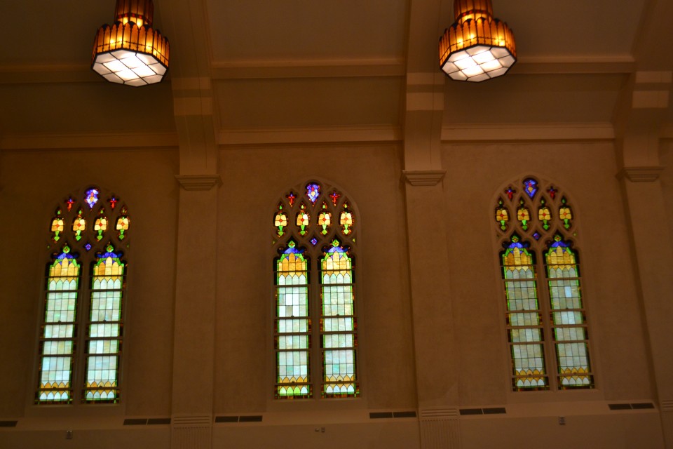 Stained Glass Windows Cliff Temple